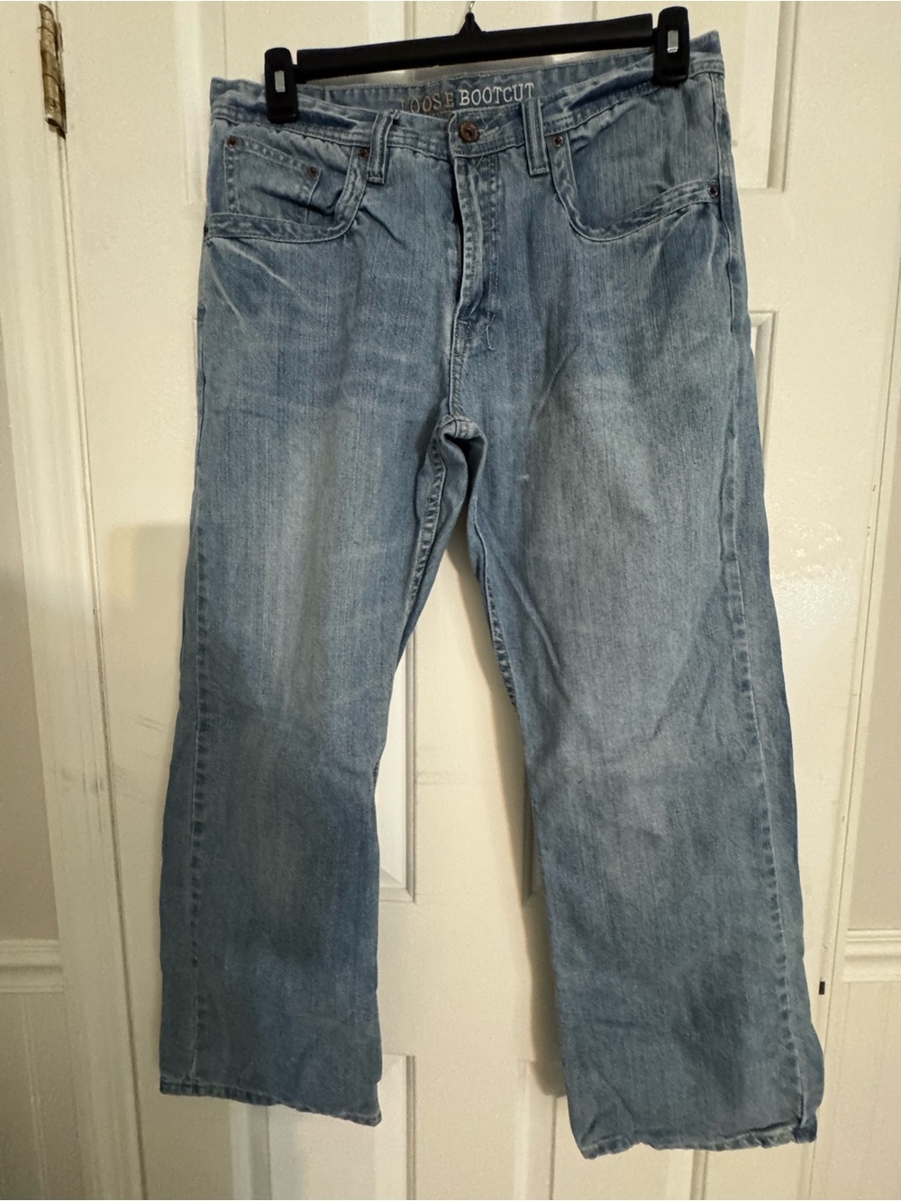 Vintage Urban Up            Light Wash Men’s Bootcut Jeans - Classic Bootcut Fit
